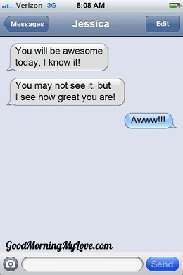 Sweet, Funny & Cute Good Morning Text Messages